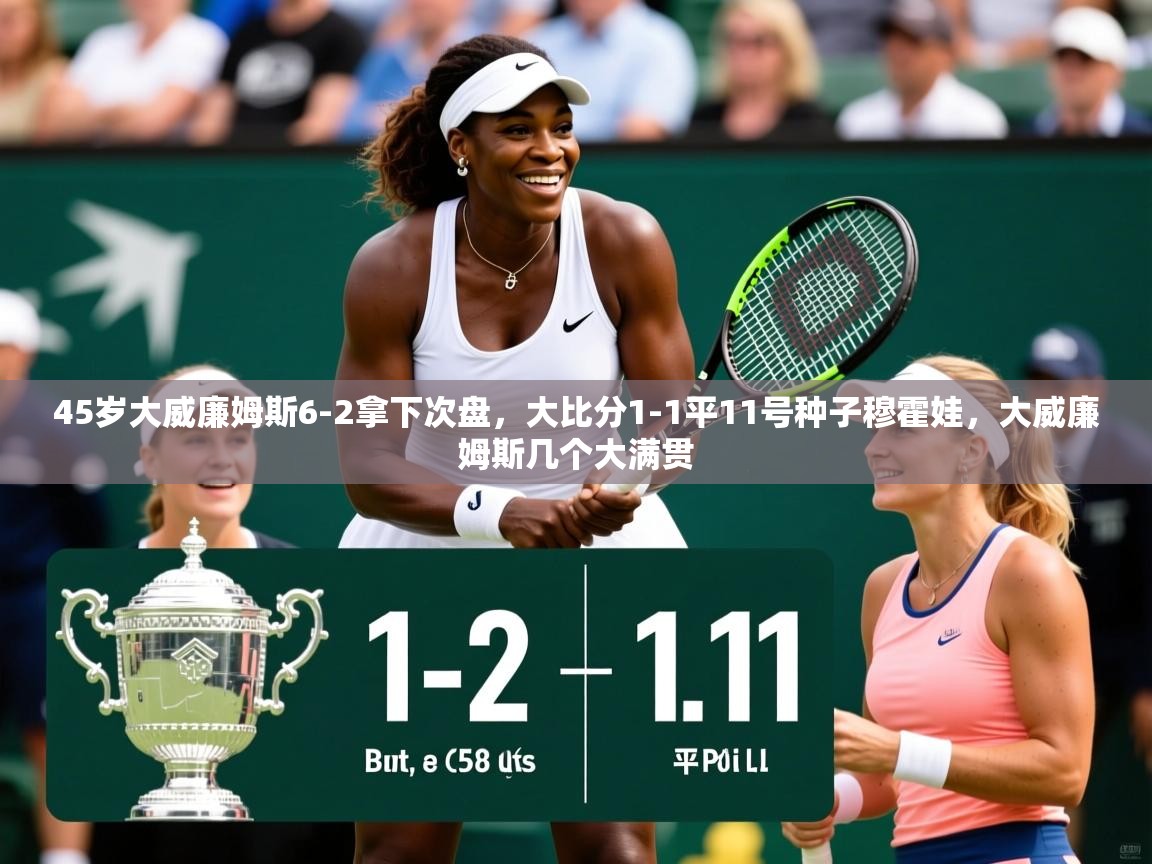 2025乐鱼体育入口登录官网app45岁大威廉姆斯6-2拿下次盘，大比分1-1平11号种子穆霍娃，大威廉姆斯几个大满贯  第3张