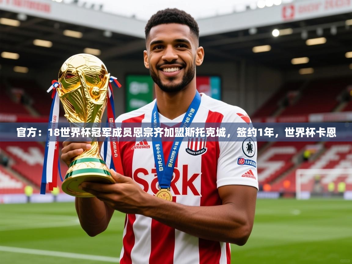 2025乐鱼体育在线下载官方:18世界杯冠军成员恩宗齐加盟斯托克城,签约1年,世界杯卡恩 第1张