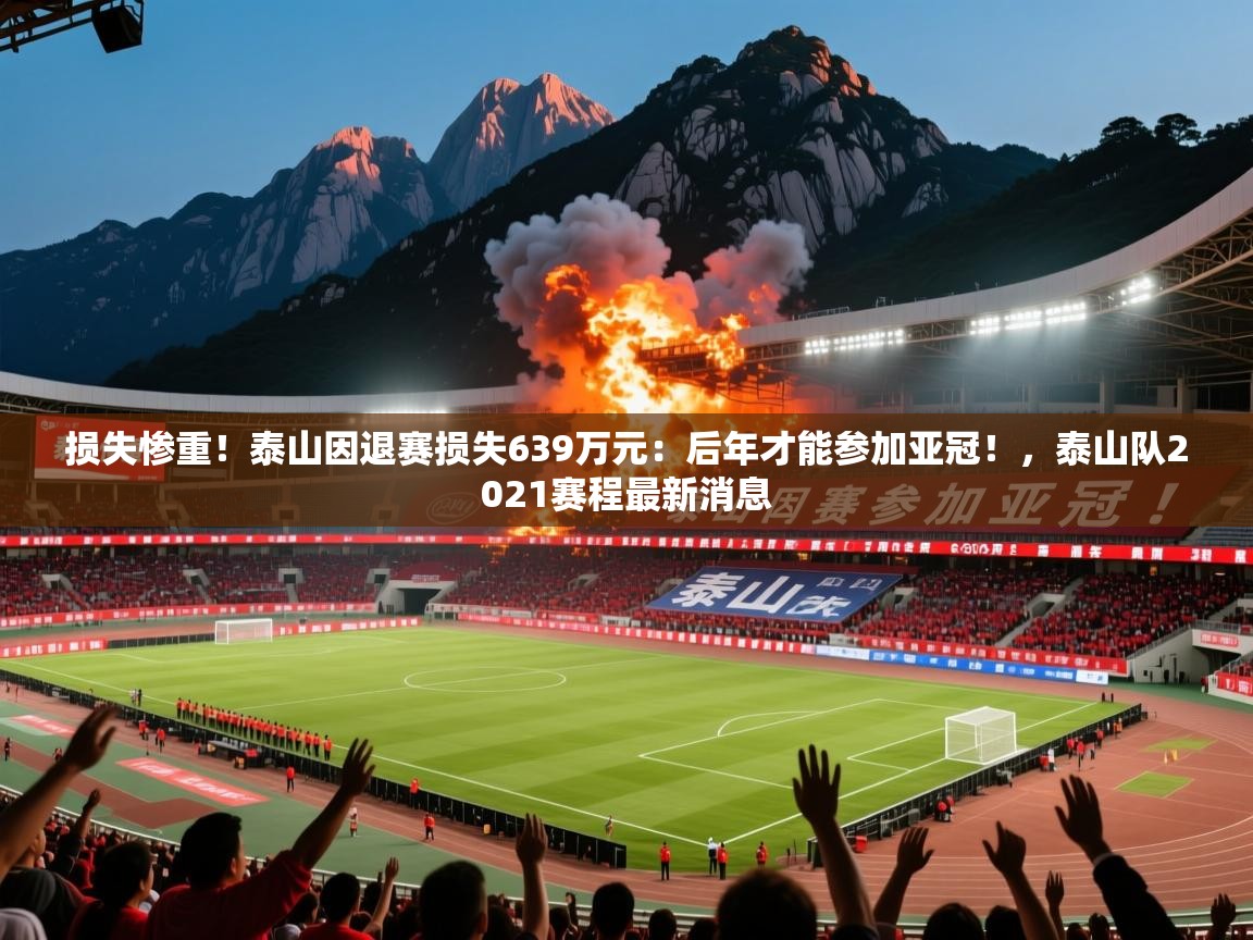 2025乐鱼体育app登录入口损失惨重!泰山因退赛损失639万元:后年才能参加亚冠!,泰山队2021赛程最新消息 第4张