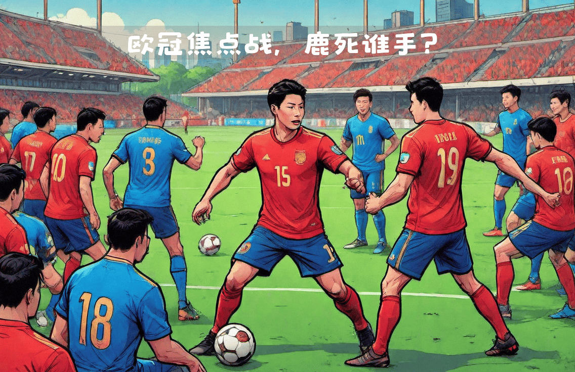 足球赛场鏖战，胜负将在球员间决定